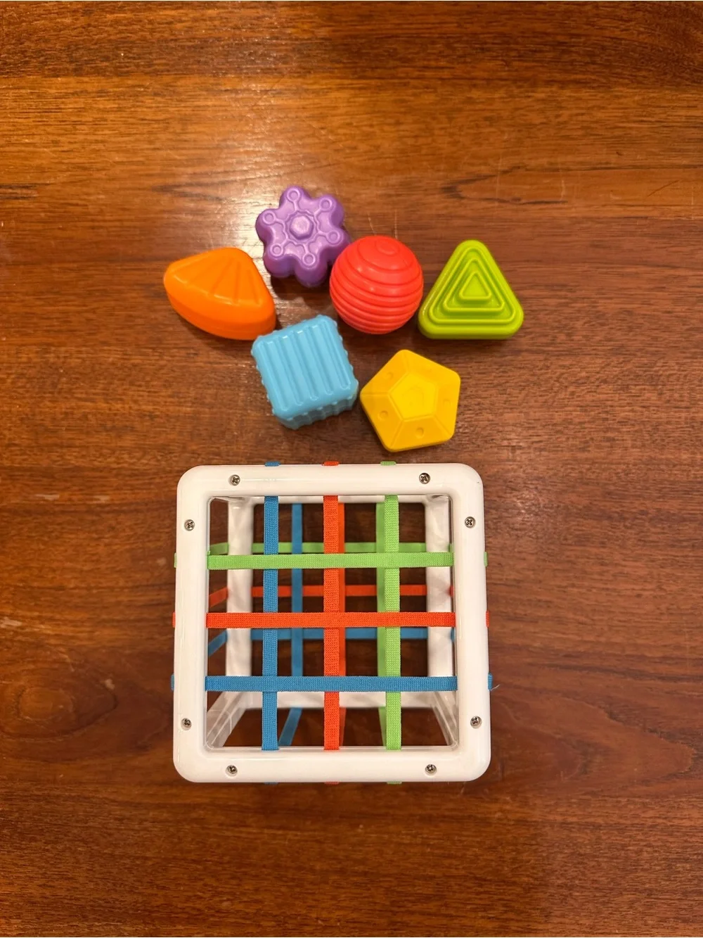 LIKE New/New Bundle of Baby Toys - Rattle, Sound Toy, Shape Sorter, Teether